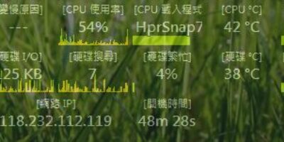 Moo0 SystemMonitor 1.76 即時掌握電腦現況 - 系統工具