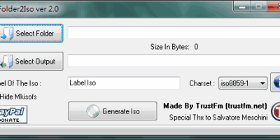 Folder2ISO 2.0 將資料夾轉存成ISO檔案 - 打包封裝