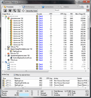 System Explorer 7.0 Portable 完整顯示電腦狀況