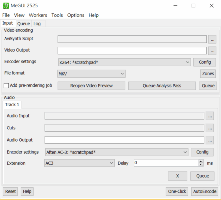 MeGUI 1.0 影片轉檔壓制,字幕內嵌合併