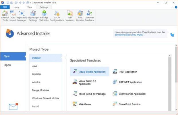 Advanced Installer 13.6 專業封裝工具 安裝程序製作 可將exe轉msi