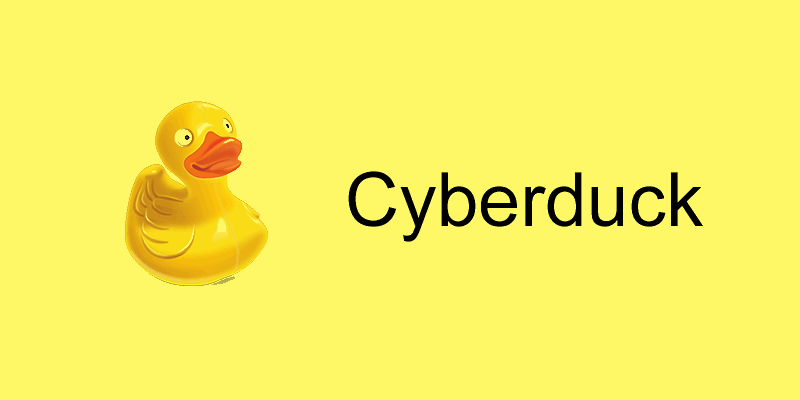 Cyberduck 免安裝，6.3 Portable，跨平台傳輸工具
