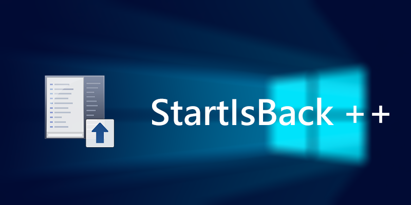 StartIsBack ++ 2.8，讓Win10選單變成Win7風格