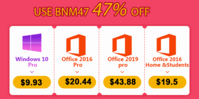 多達一折超低價購買Windows 10 key @ $9.9 - 過期活動