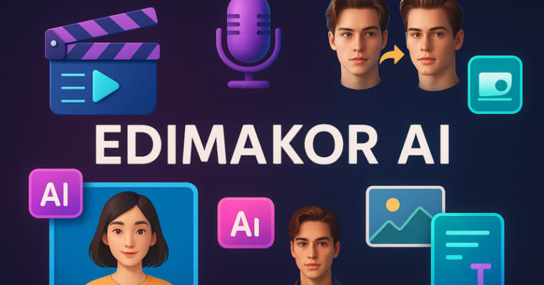 最新AI圖片生成器Edimakor全攻略｜文字生成圖片＋AI圖生圖＋卡通照片生成