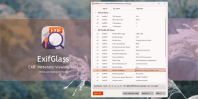 ImageGlass 查看EXIF教學，添加擴展工具 - 軟體技術