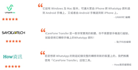 icarefone transfer評價-媒體網站認證